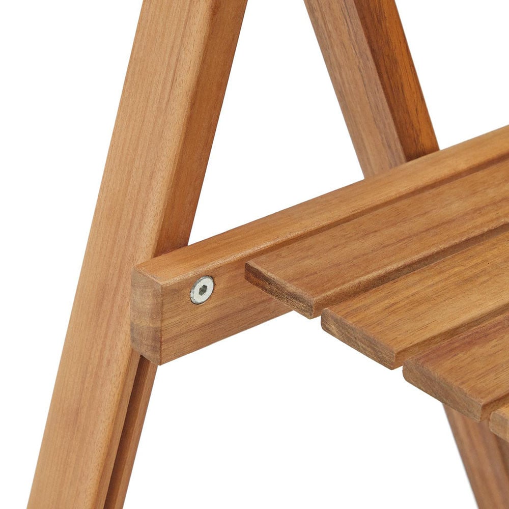 Scaun exterior dining pliabil maro din lemn Sadirar Kave Home