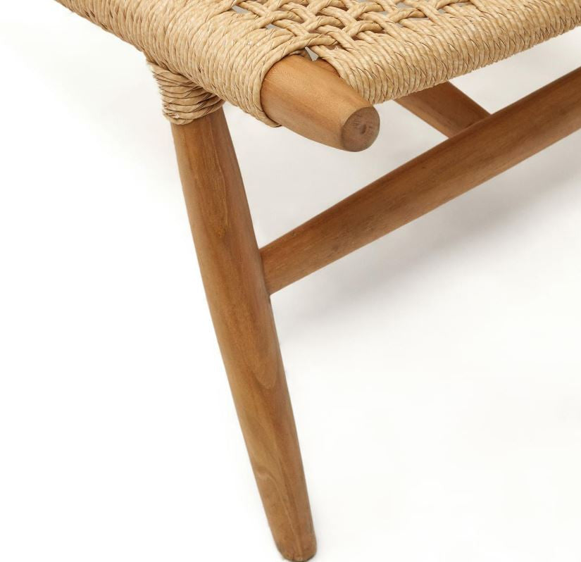 Scaun exterior maro din lemn Codolar Kave Home