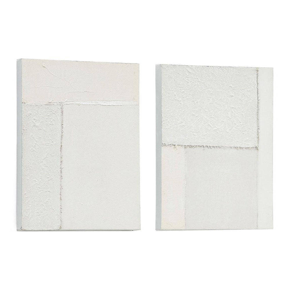 Set 2 tablouri albe 30x40 cm Pineda Kave Home