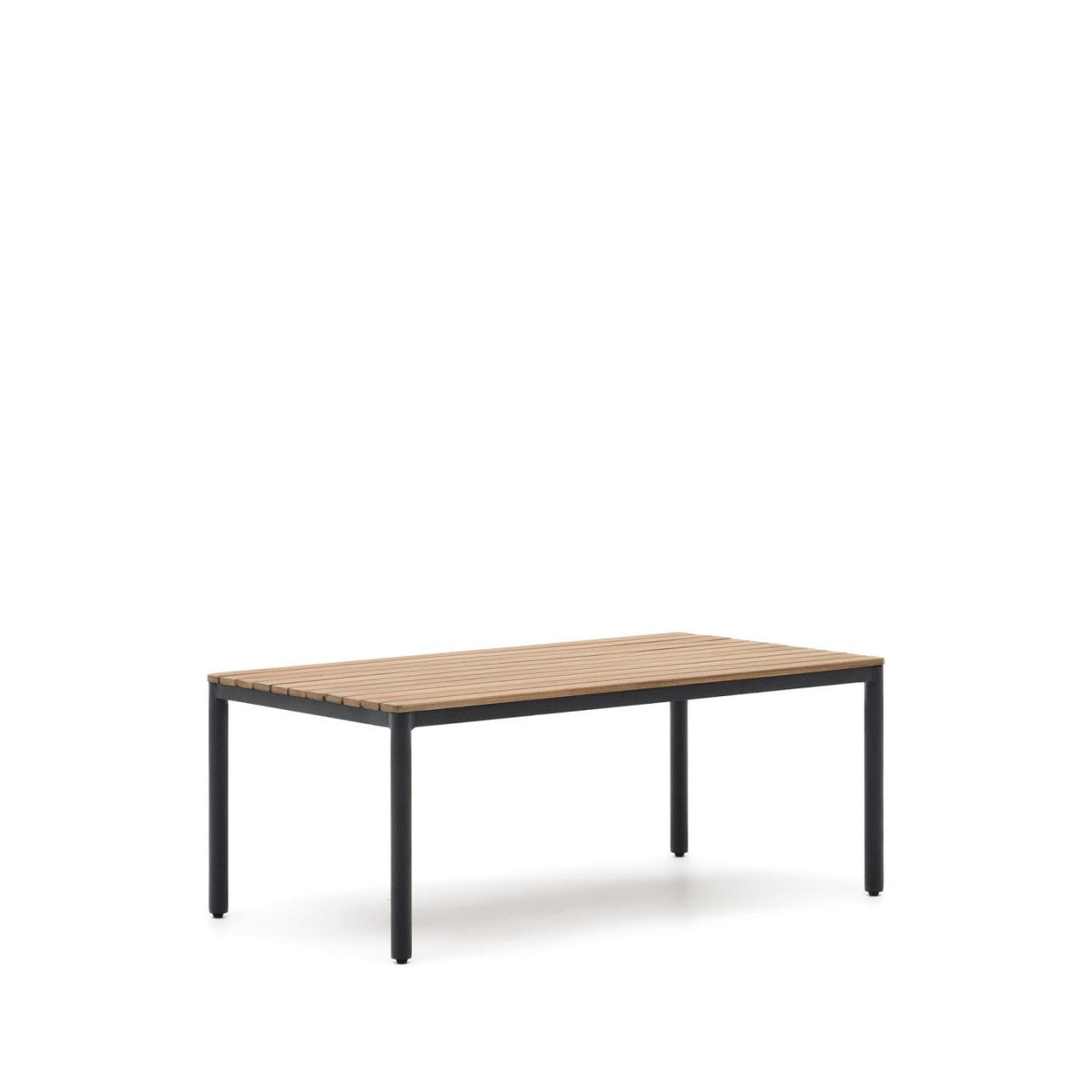 Set canapea, masuta si 2 fotolii maro/gri din metal Aiguafreda Kave Home