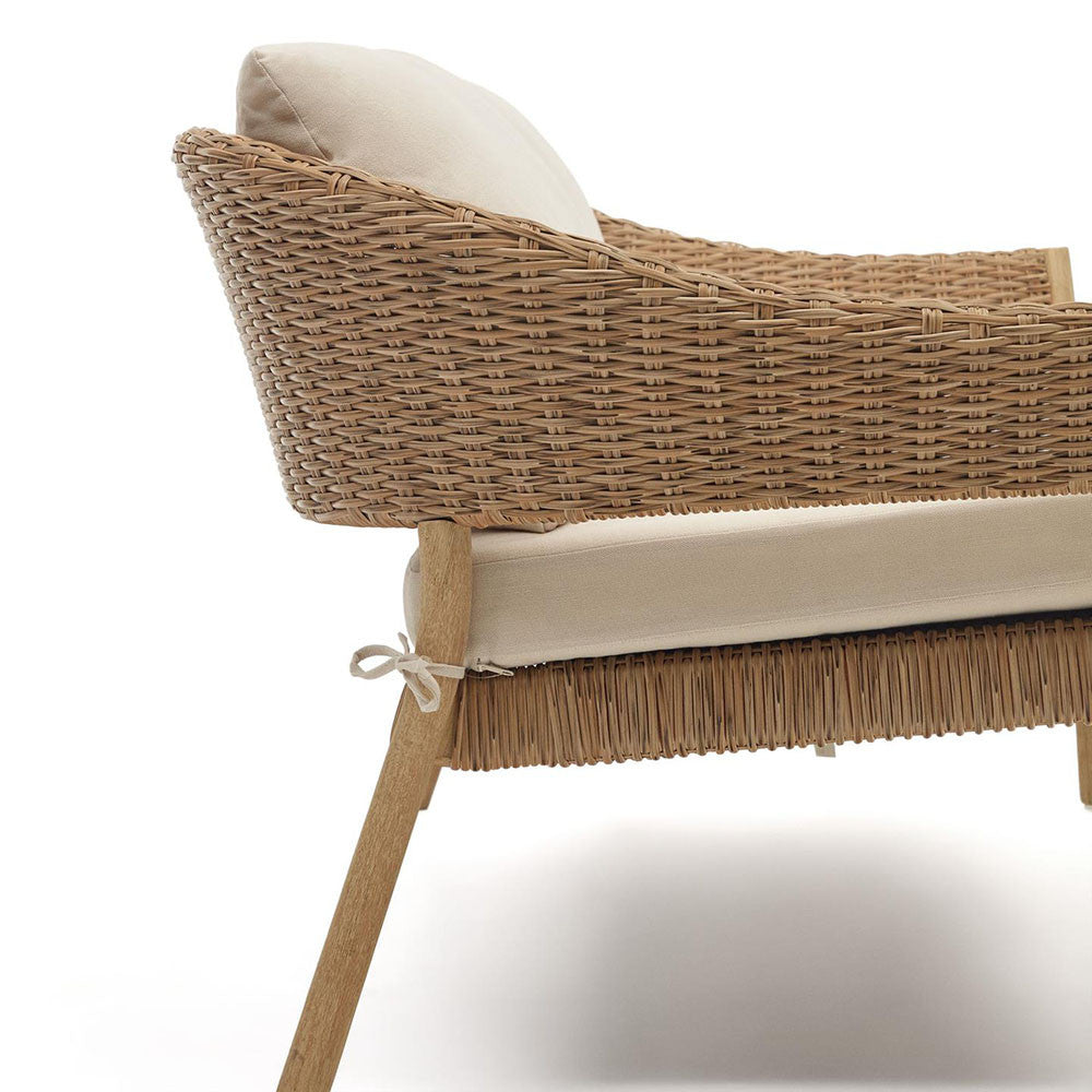 Set canapea si 2 fotolii bej din textil Pola Kave Home