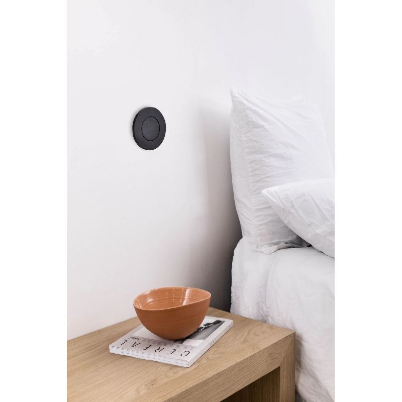 Spot incastrabil cu reader LED directionabil CLICK Black