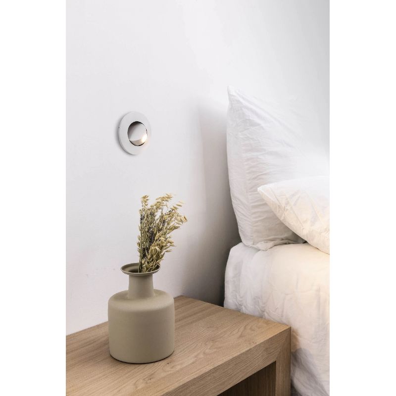 Spot incastrabil cu reader LED directionabil CLICK White