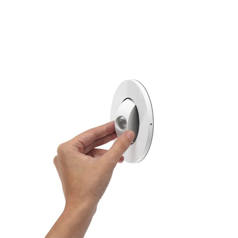 Spot incastrabil cu reader LED directionabil CLICK White