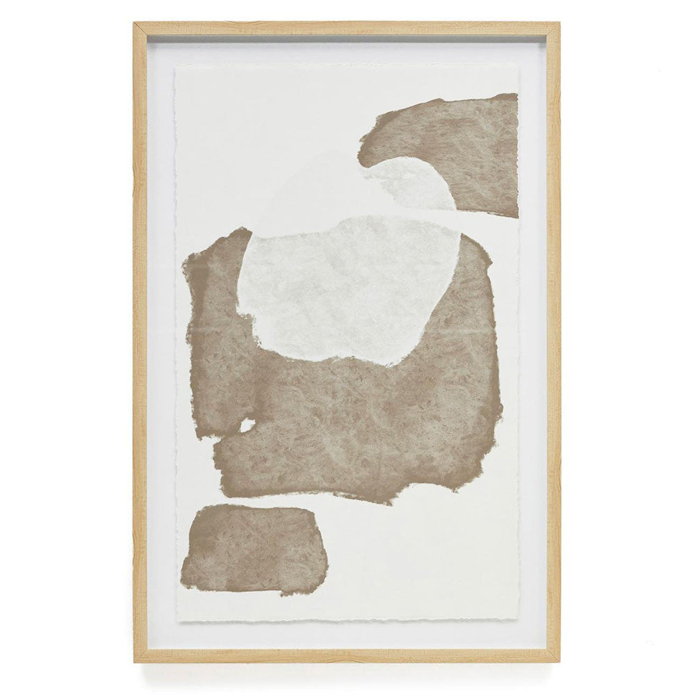 Tablou alb/maro 60x90 cm Torroella Kave Home