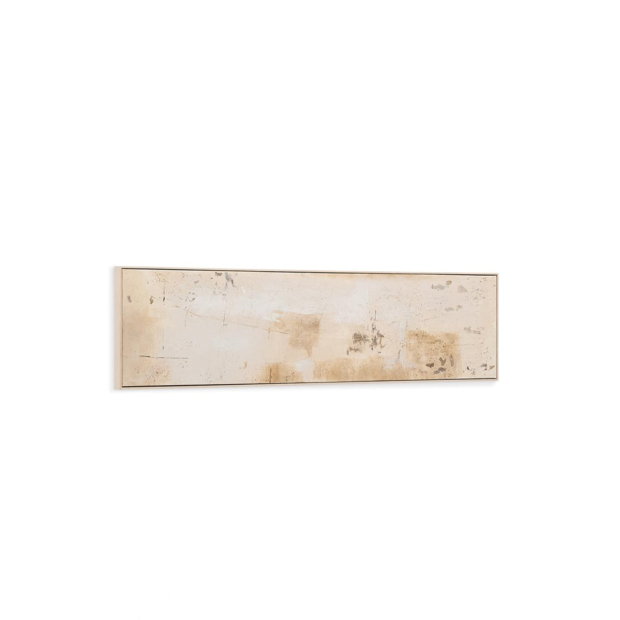 Tablou bej din fibre naturale 47x182 cm Silpa Kave Home