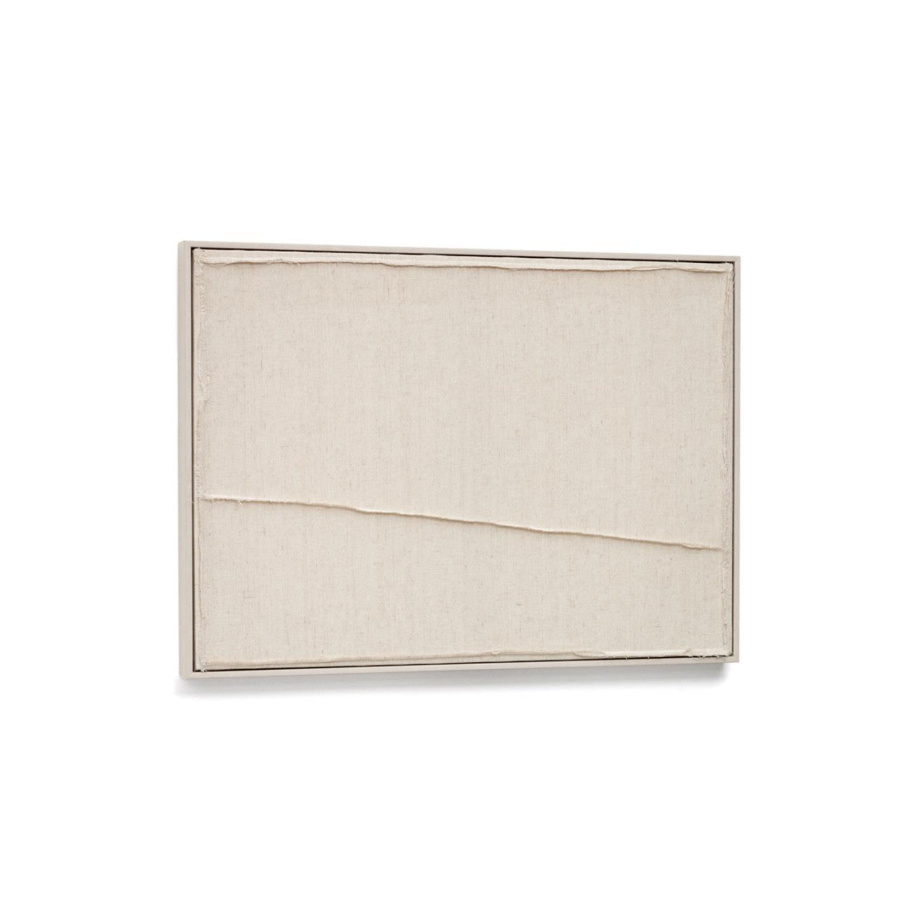 Tablou bej din fibre naturale 59x79 cm Maha Kave Home
