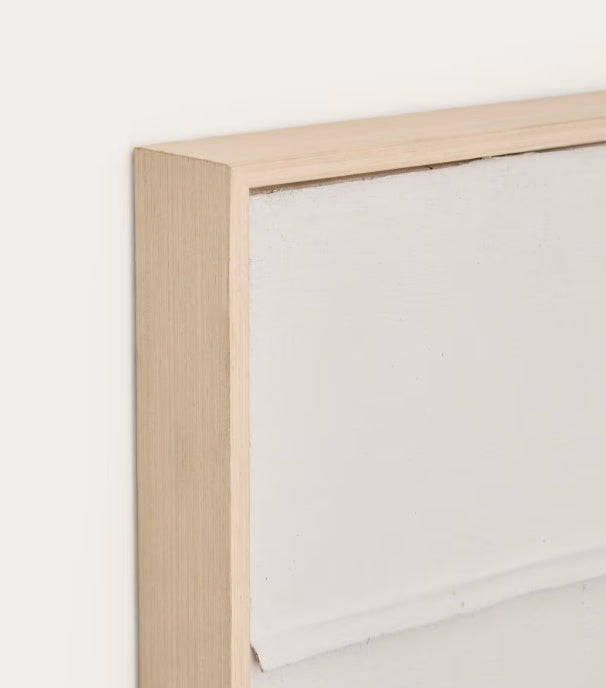 Tablou crem din fibre naturale 80x100 cm Klis Kave Home