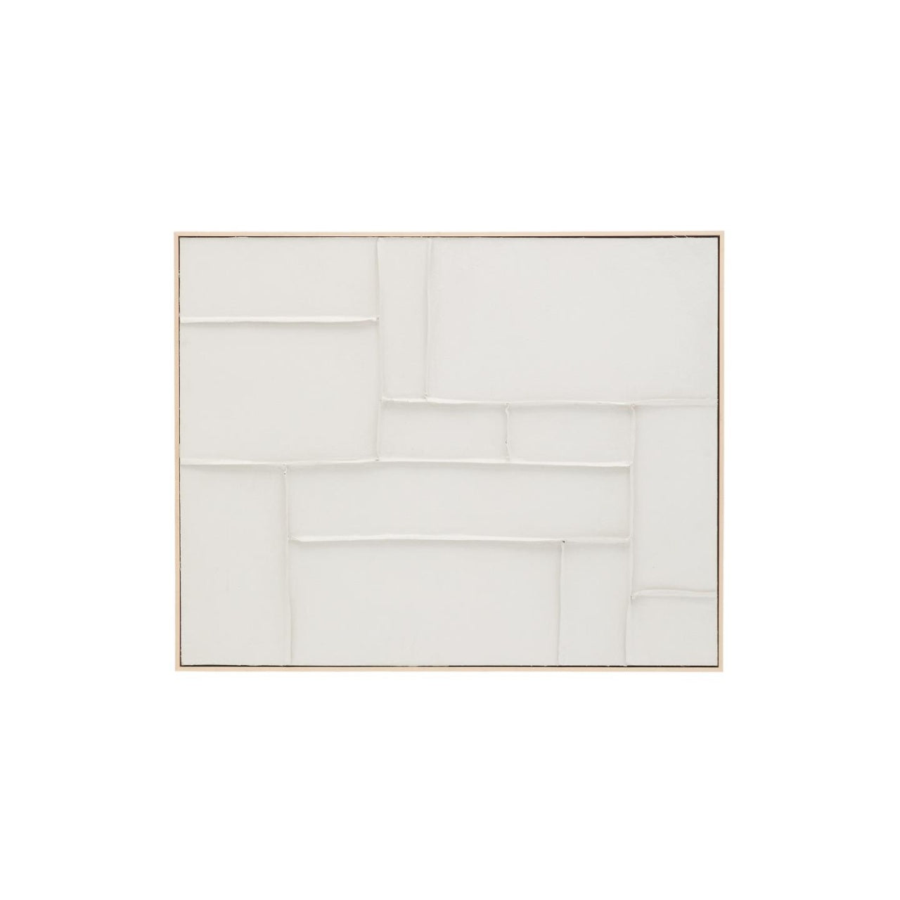 Tablou crem din fibre naturale 80x100 cm Klis Kave Home