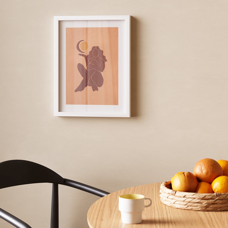 Tablou multicolor din plastic 30x40 cm Zinerva Kave Home