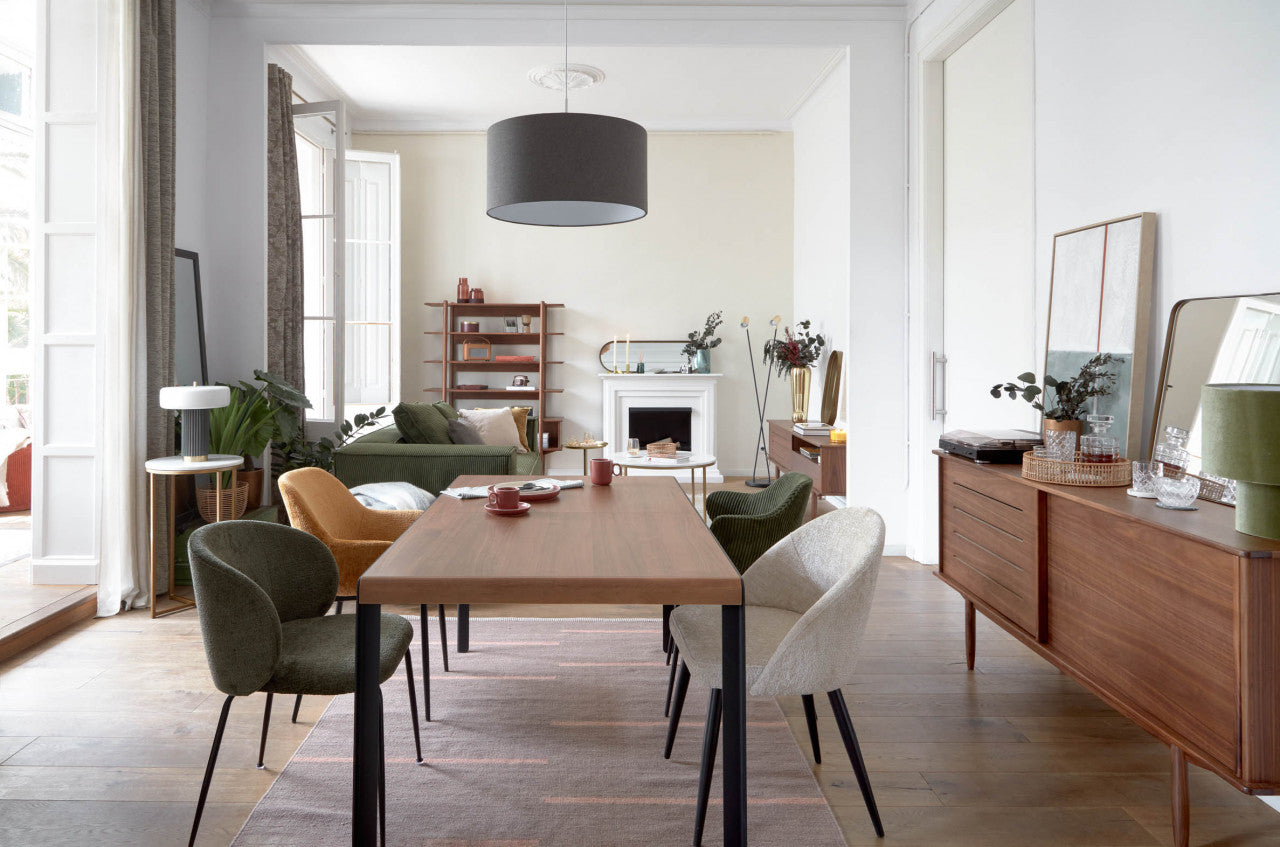 Tablou verde din fibre naturale 50x70 cm Malvern Kave Home