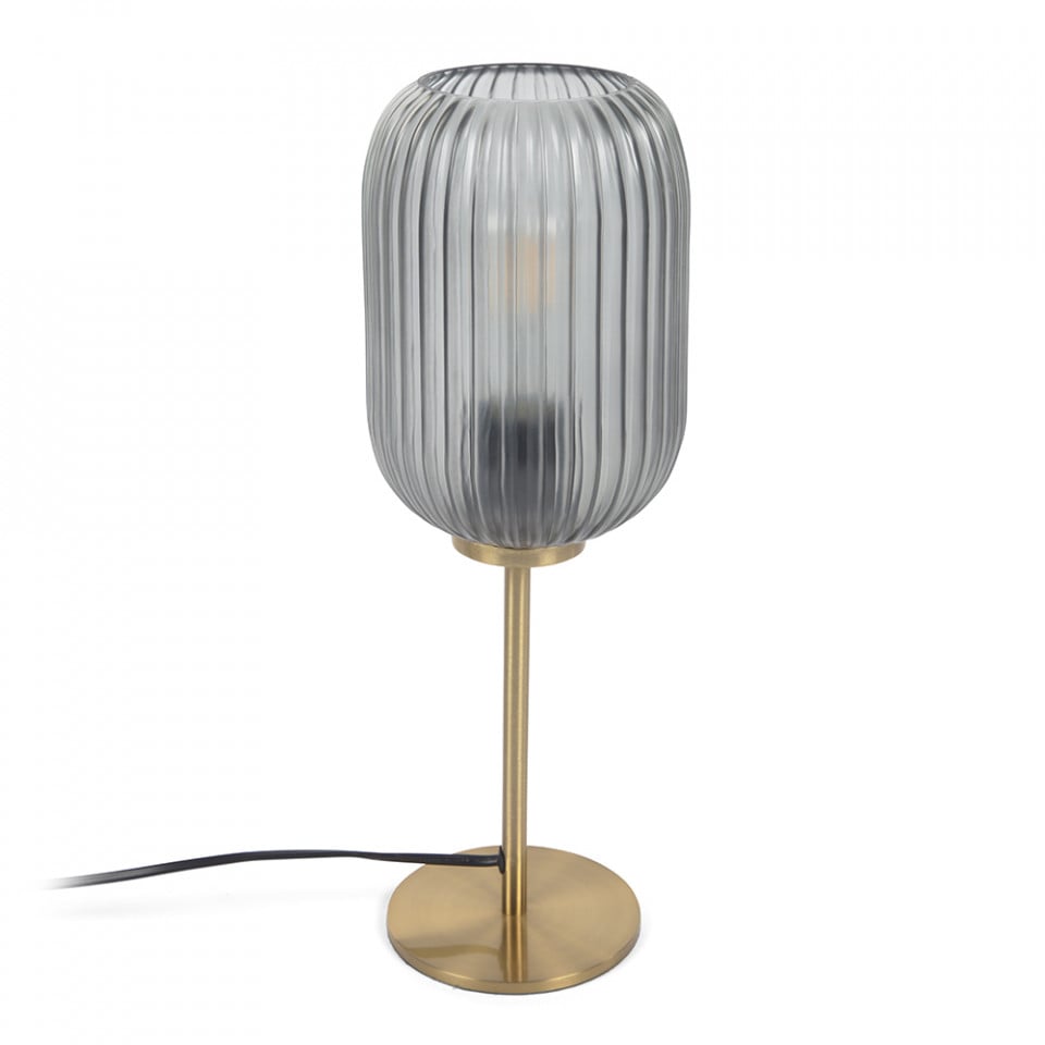 Veioza aurie din metal 40 cm Hestia Kave Home