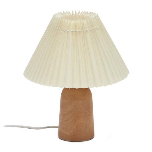 Veioza bej din bumbac 33 cm Benicarlo Kave Home