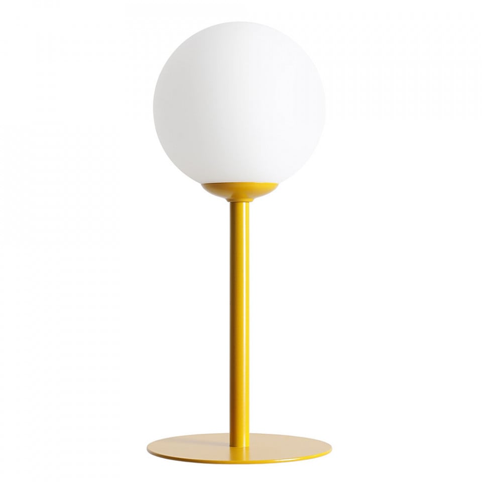 Veioza galbena din metal 35 cm Pinne Aldex