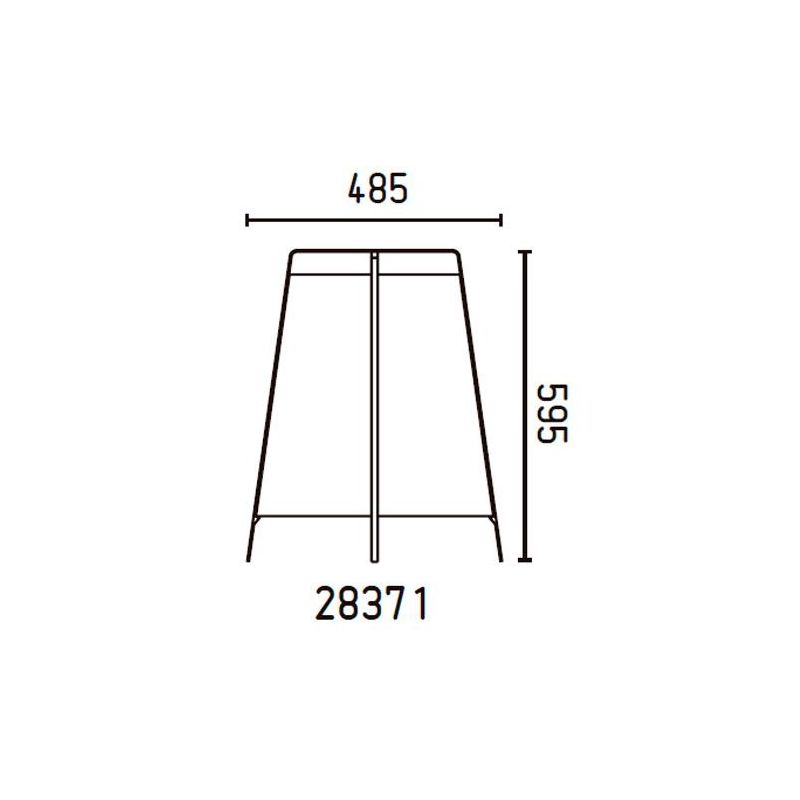 Veioza, lampa de masa H-59,5cm Akane