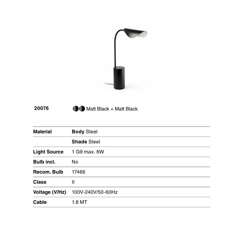 Veioza, Lampa de masa LIGGERA