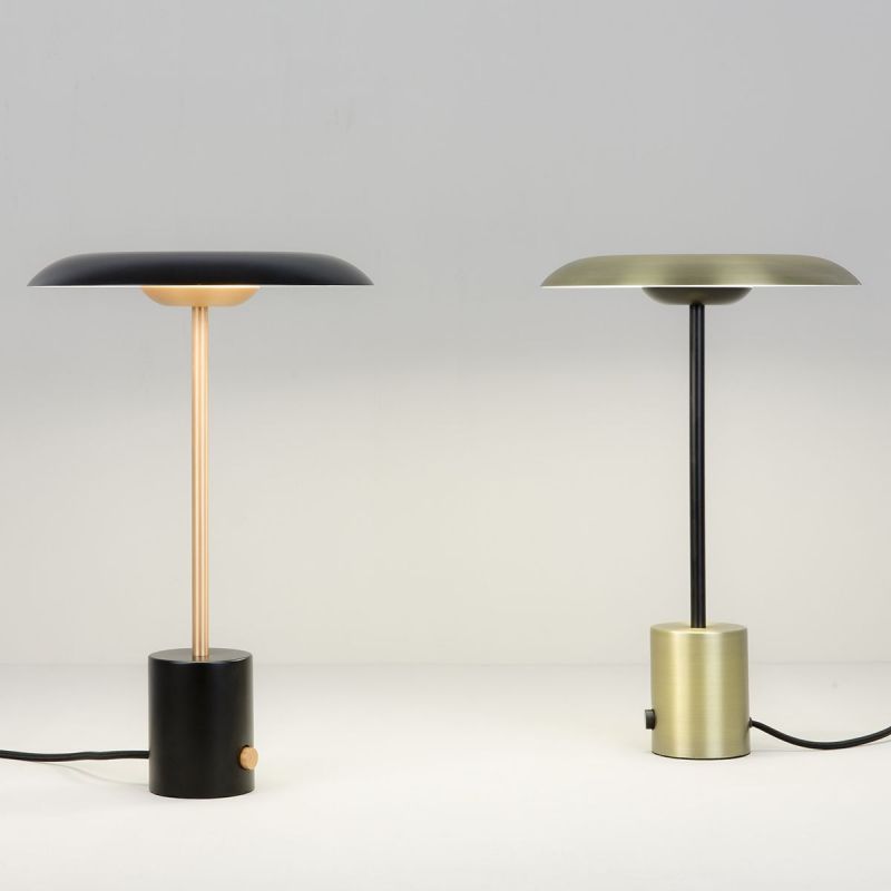 Veioza LED design deosebit HOSHI aurie/negru
