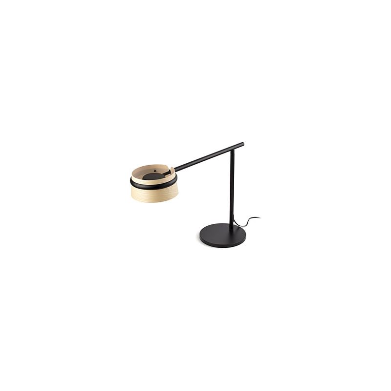 Veioza LED / Lampa de masa dimabila design deosebit LOOP frasin