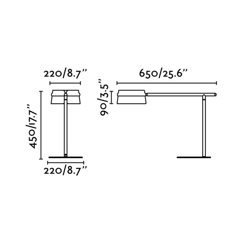 Veioza LED / Lampa de masa dimabila design deosebit LOOP