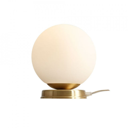 Veioza maro alama/alba din sticla 23 cm Ball M Aldex