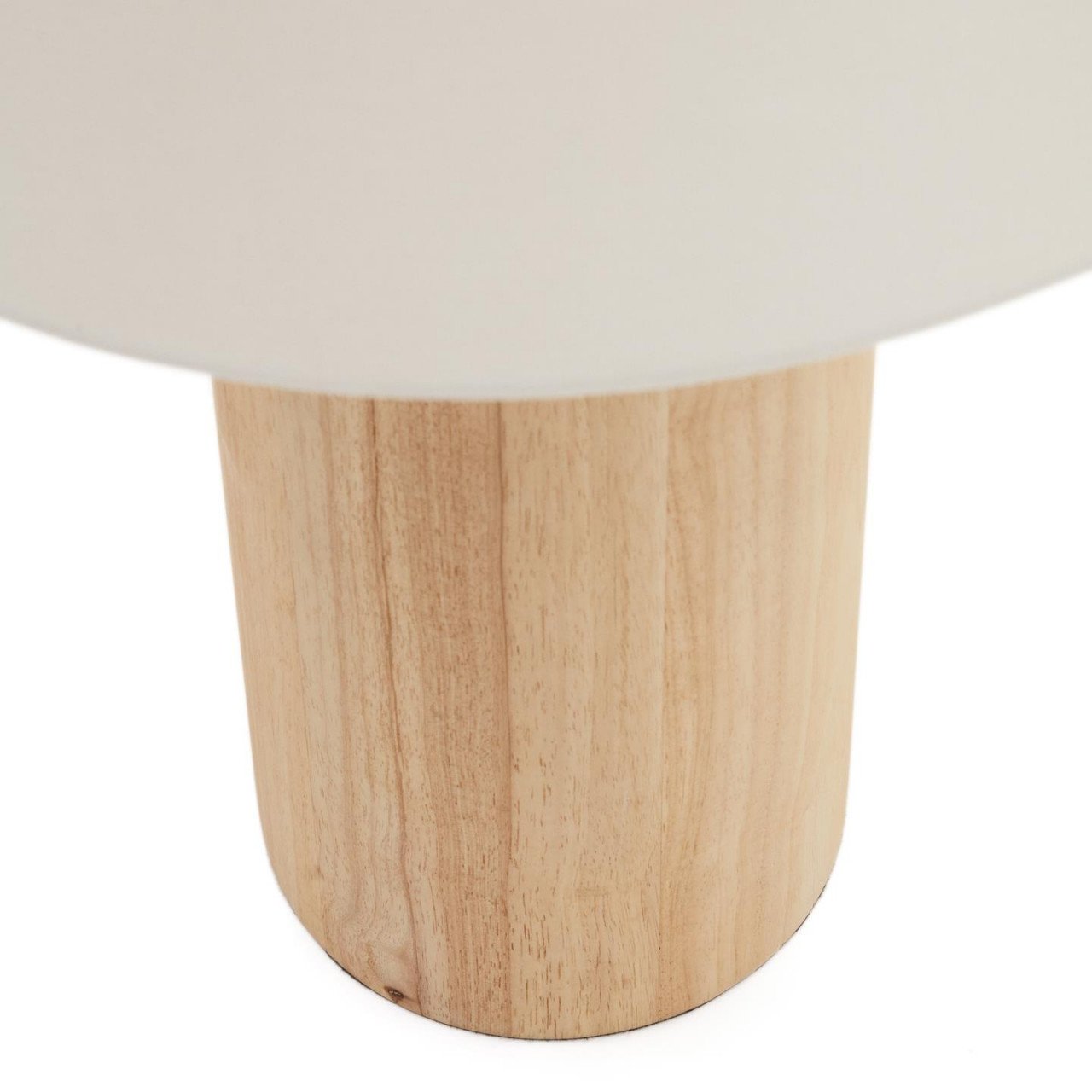 Veioza maro/alba din lemn 110 cm Marga Kave Home