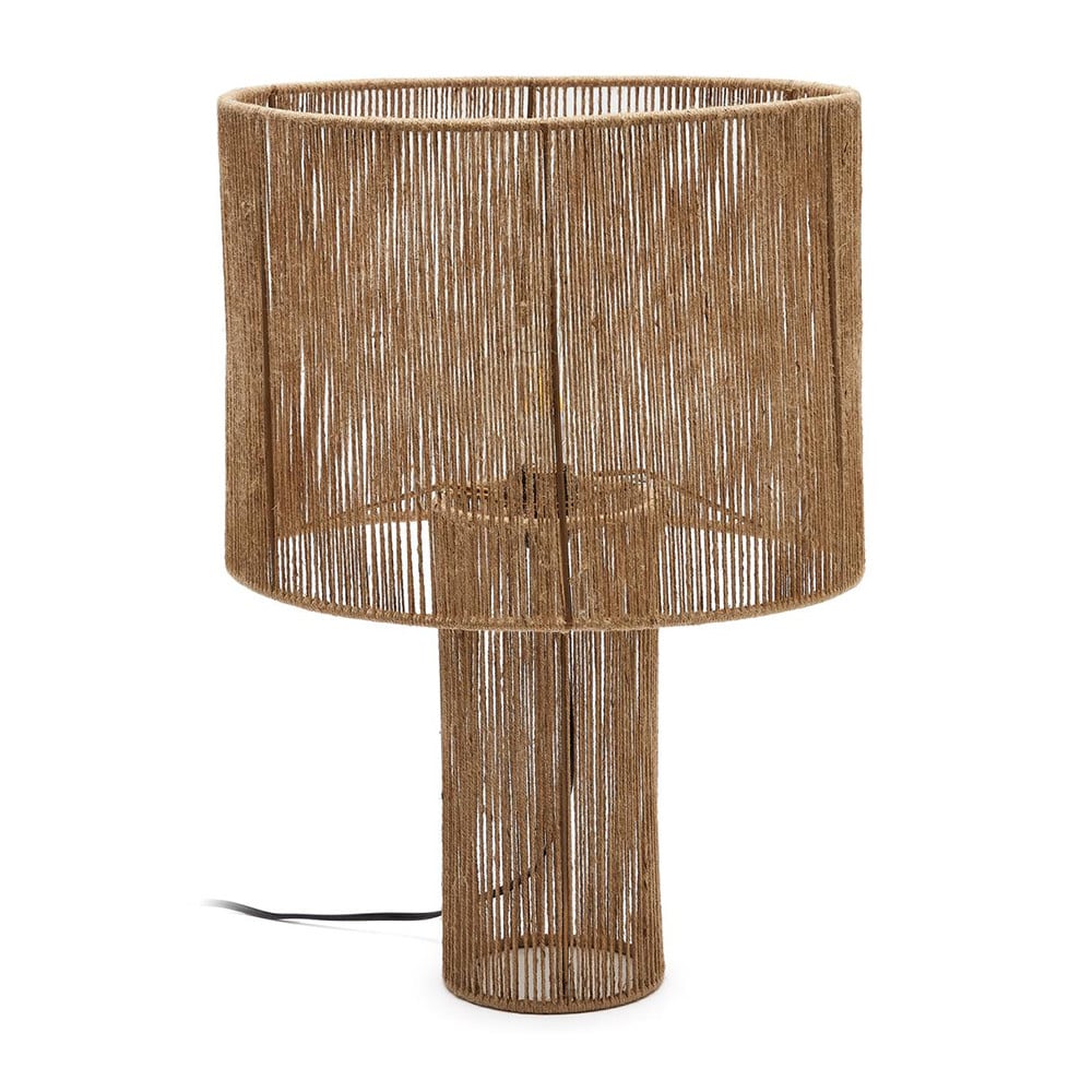 Veioza maro din fibre naturale 54 cm Pontos Kave Home