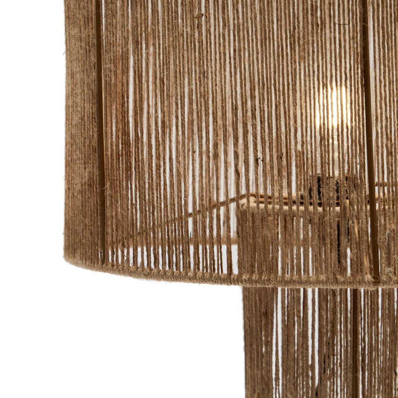 Veioza maro din fibre naturale 54 cm Pontos Kave Home