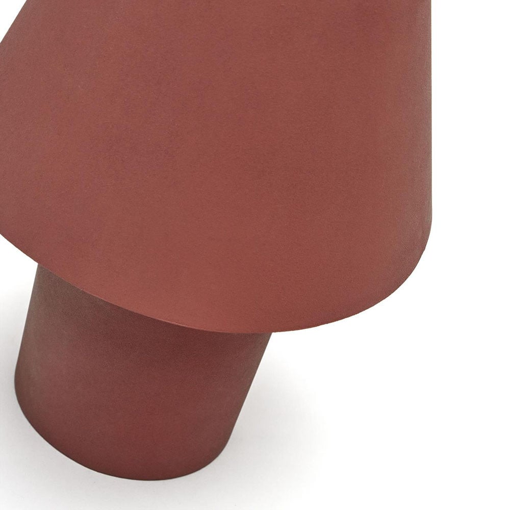 Veioza maro din metal 30 cm Canapost Kave Home