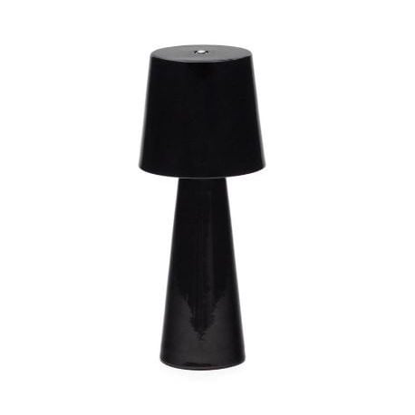 Veioza neagra din metal 25 cm Arenys Kave Home