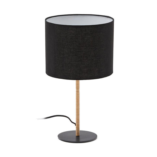 Veioza neagra din metal 45 cm Pina Kave Home