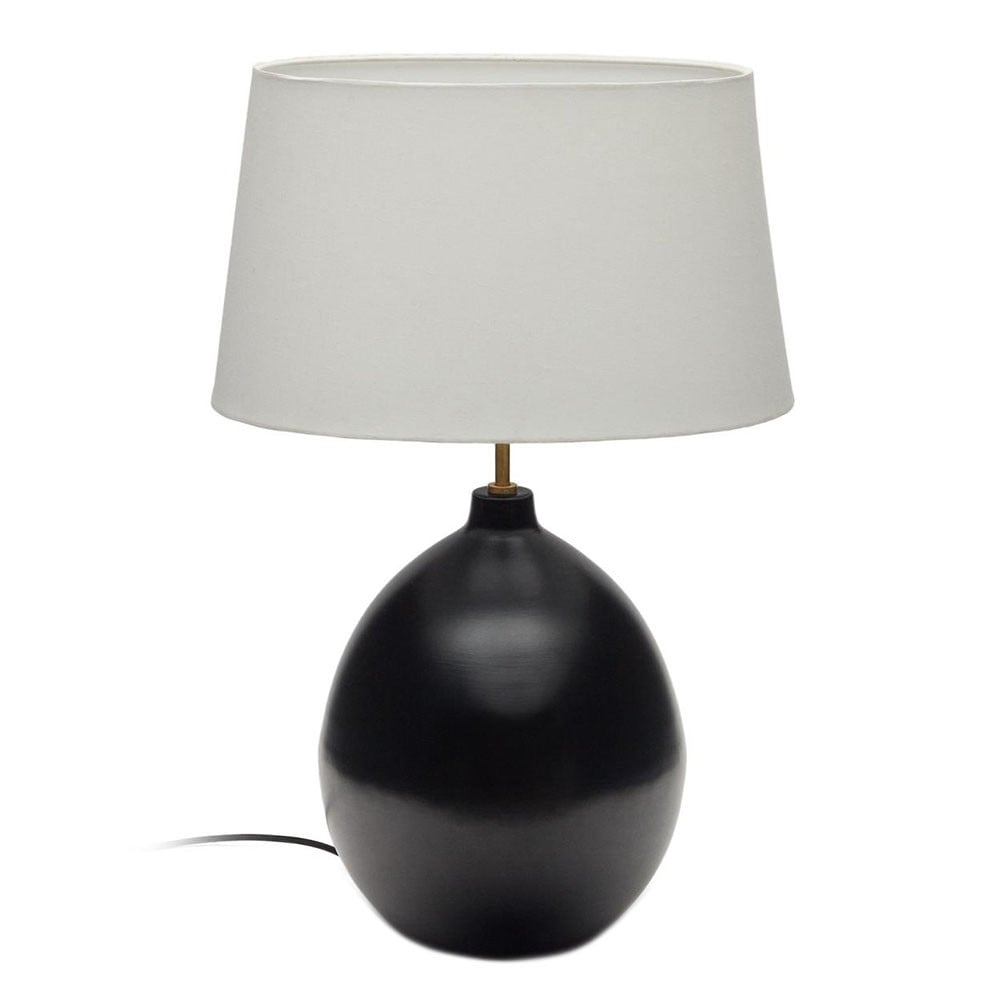 Veioza neagra din metal 72 cm Foixa Kave Home