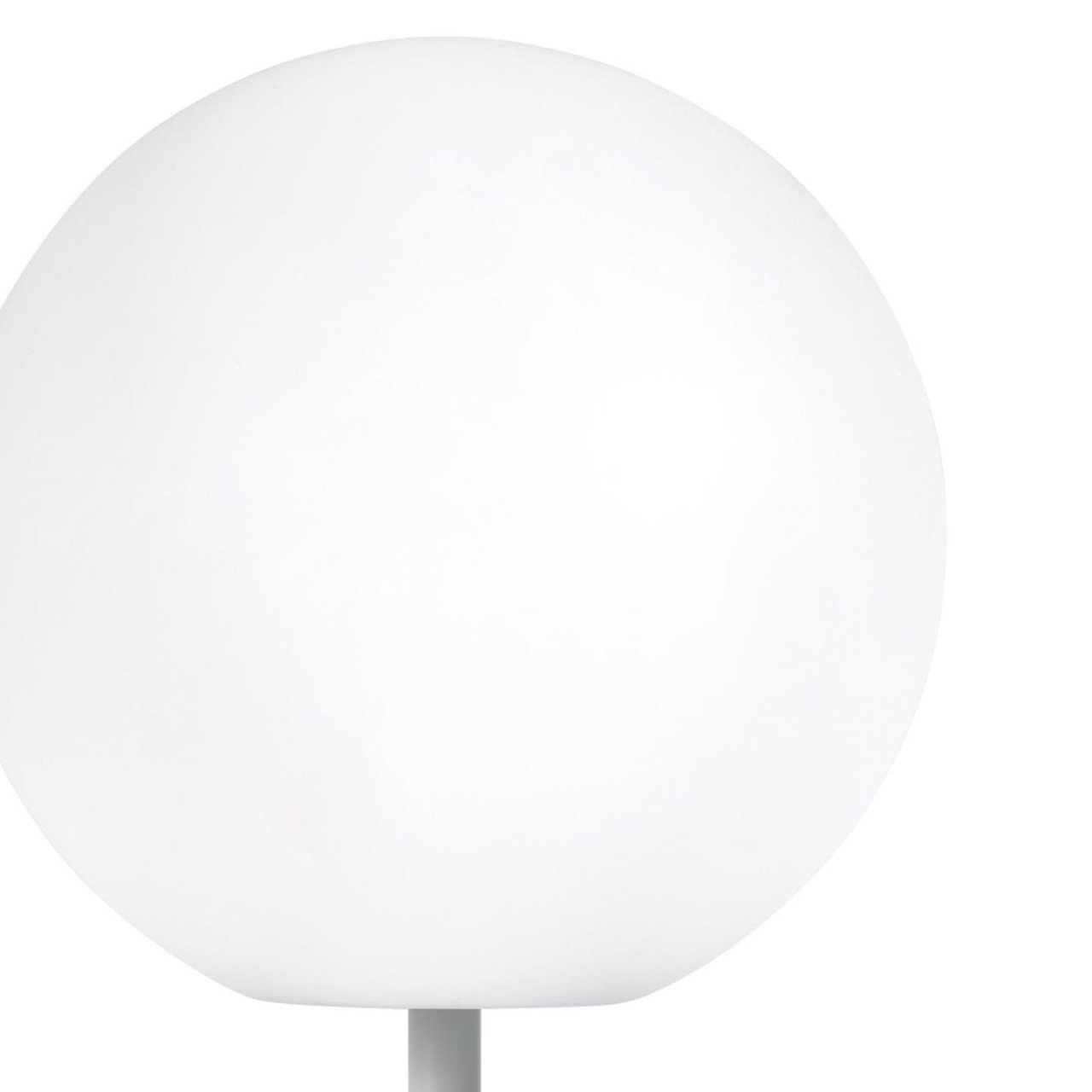 Veioza portabila alba din metal cu USB 40 cm Dinesh Kave Home