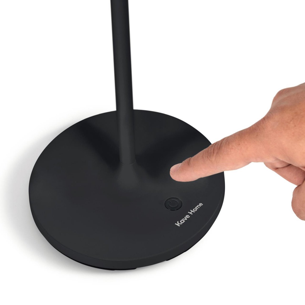 Veioza portabila alba/neagra din cu USB metal 40 cm Dinesh Kave Home
