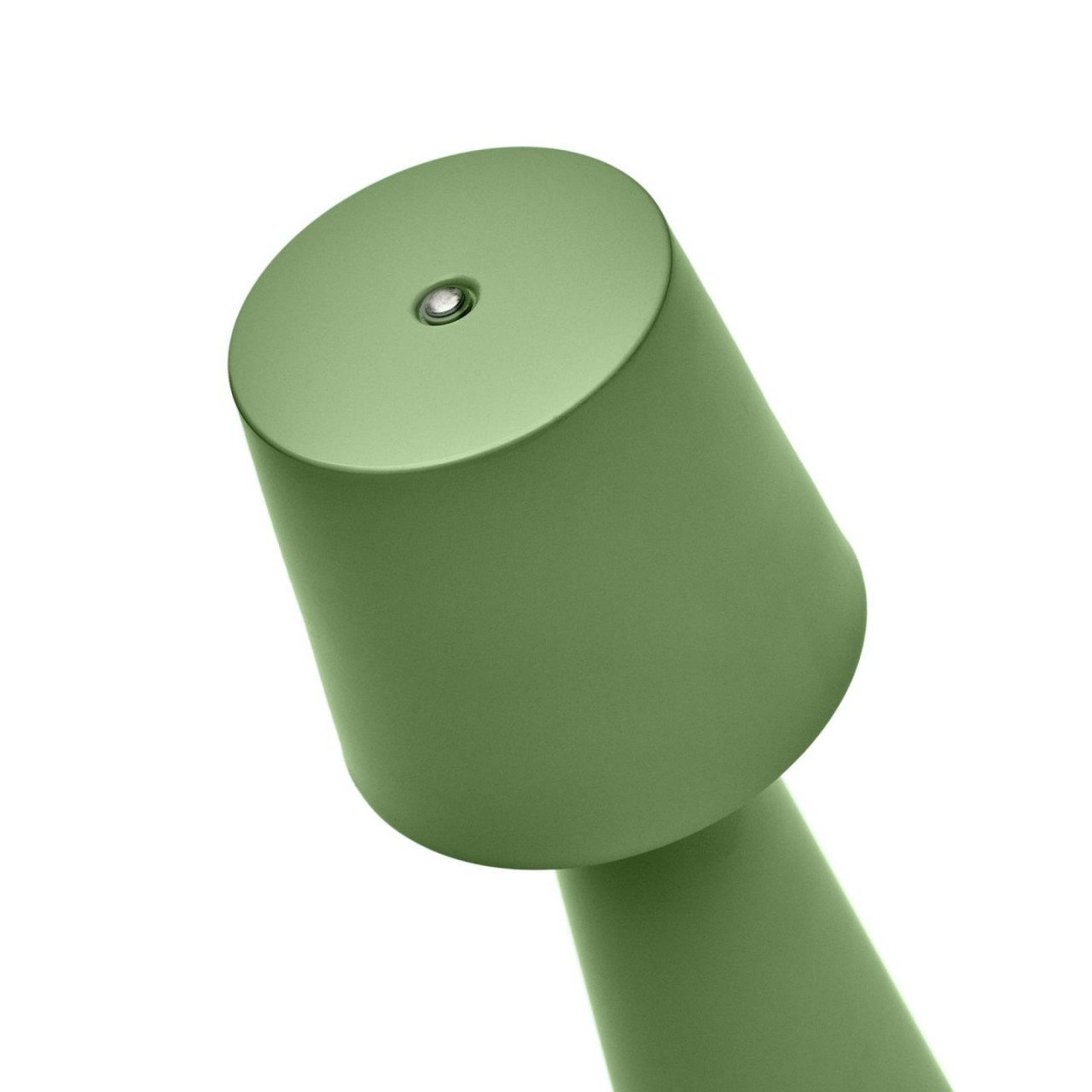 Veioza portabila verde din metal cu USB 25 cm Arenys Kave Home