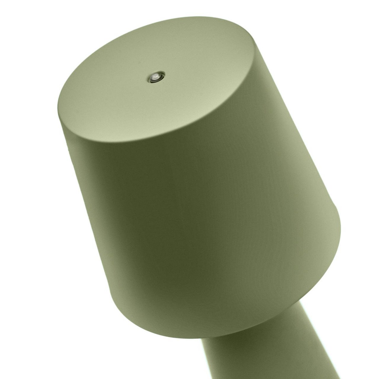 Veioza portabila verde din metal cu USB 40 cm Arenys Kave Home