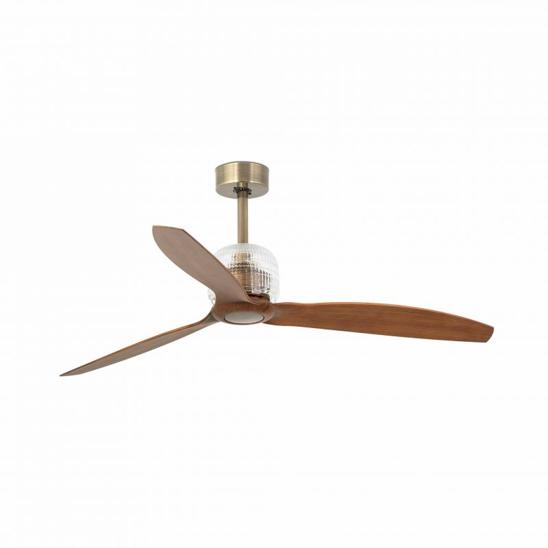 Ventilator cu telecomanda DECO FAN M auriu/maro