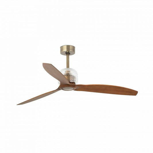 Ventilator cu telecomanda DECO FAN M auriu/maro
