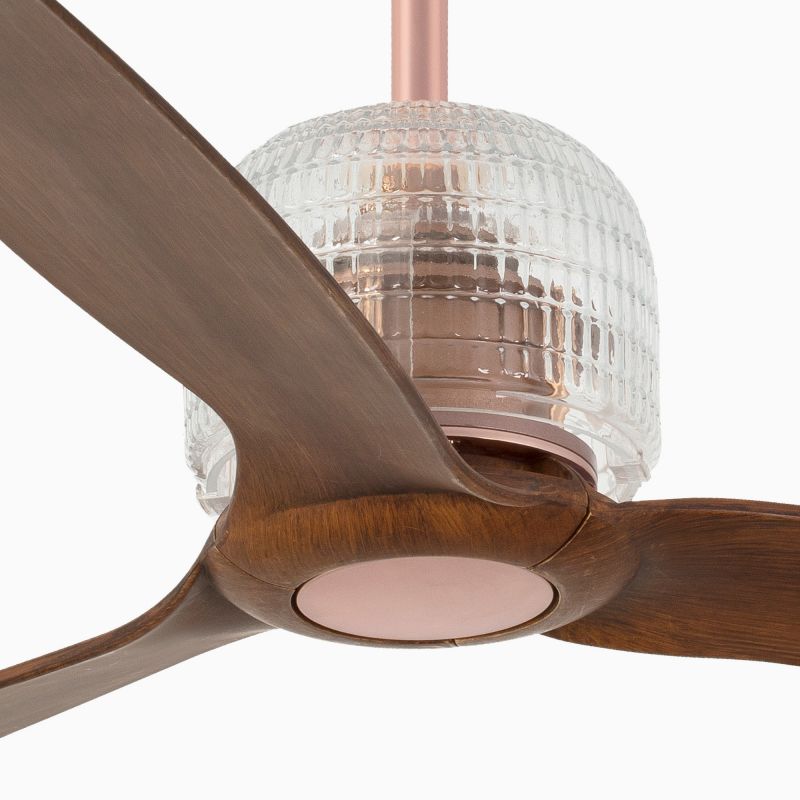 Ventilator cu telecomanda DECO FAN M cupru/maro