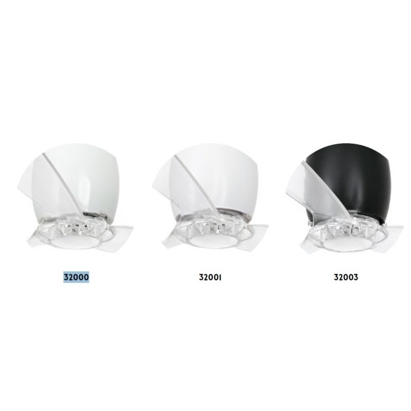 Ventilator cu telecomanda ETERFAN negru mat/ lemn