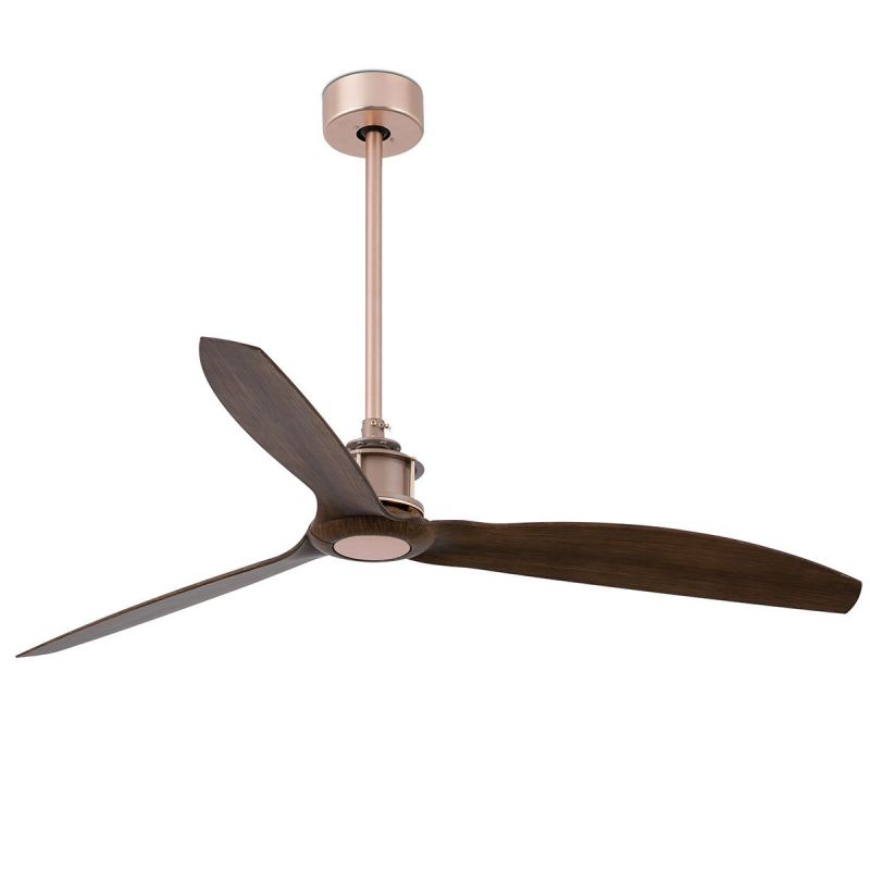 Ventilator cu telecomanda JUST cupru/ nuc