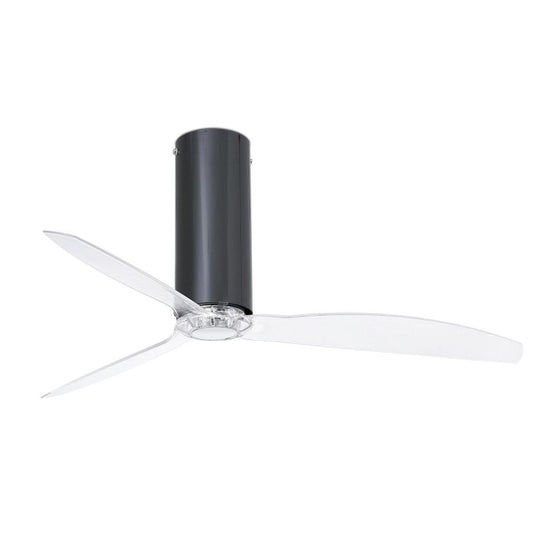 Ventilator cu telecomanda Tube negru lucios / transparent