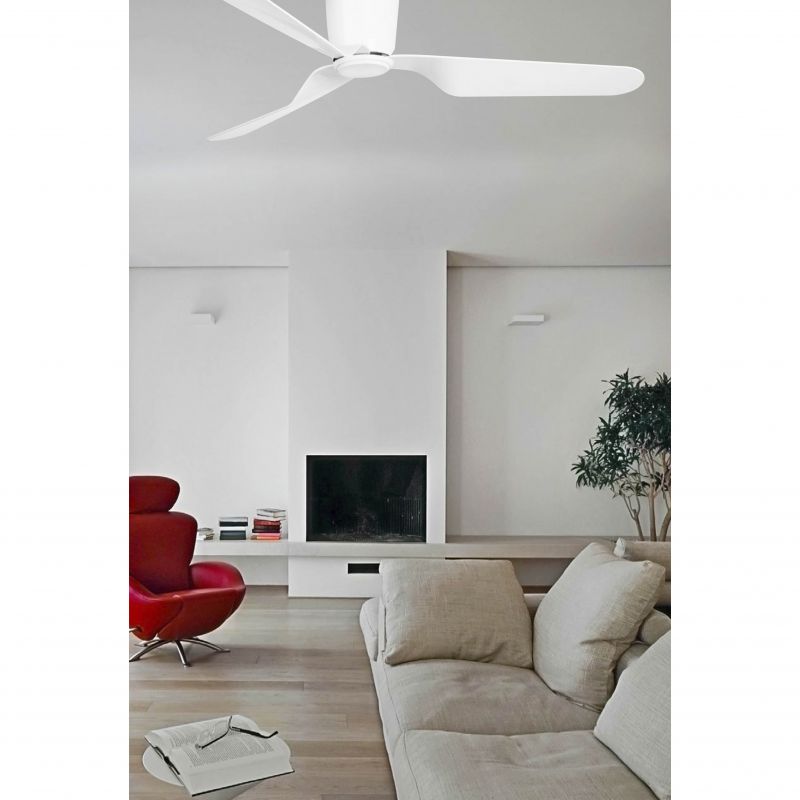 Ventilator de tavan cu telecomanda design modern PEMBA alb