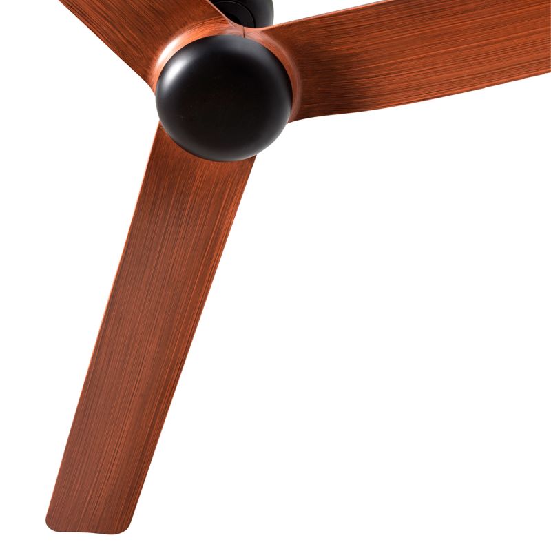 Ventilator de tavan cu telecomanda PUNT M negru/nuc