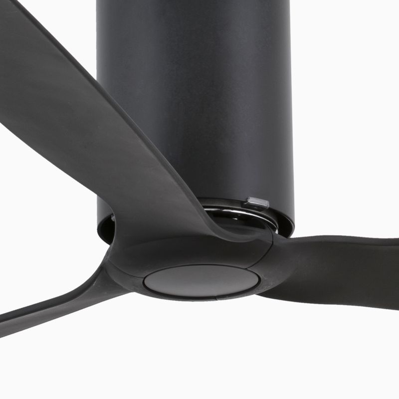 Ventilator de tavan modern cu telecomanda MINI TUBE FAN M negru mat