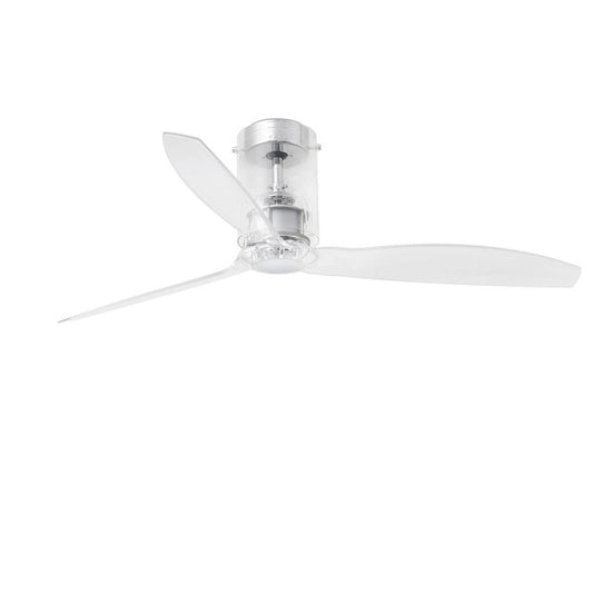 Ventilator de tavan modern cu telecomanda MINI TUBE FAN Transparent